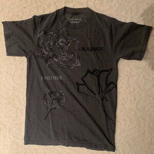 Grey Flower Lady Gaga Mayhem Ball official merch